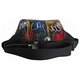 Fendi-Fendi Body Bag in Black and Multicolor-Black,Multiple colors