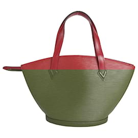 Louis Vuitton-Louis Vuitton Epi Saint Jacques Handbag-Red