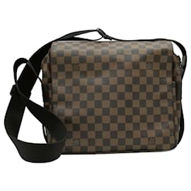 Louis Vuitton-Louis Vuitton Damier Naviglio Shoulder Bag-Brown