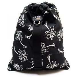 Nylon-Rucksack Palm Trees von Dolce & Gabbana Schwarz Weiß