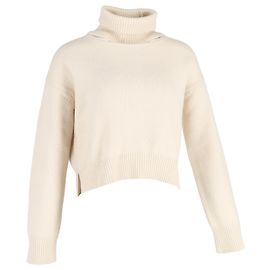 Pull à col roulé Rejina Pyo en cachemire blanc Blanc Écru