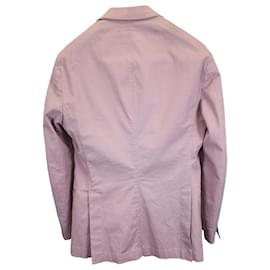 Versace-Versace Collection Sports Coat in Pink Cotton-Pink
