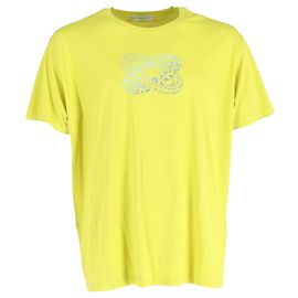 T-shirt en coton jaune avec impression du logo Givenchy Infinity Ring Jaune