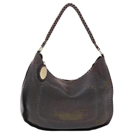 Fendi-Sac à épaule Fendi Selleria-Marron