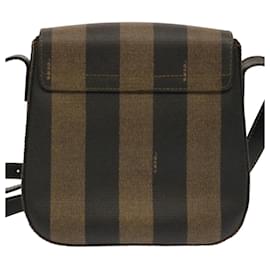 Fendi-Sac à épaule Fendi Pequin-Marron