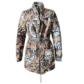 Leonard tiger down jacket Black Multiple colors Beige