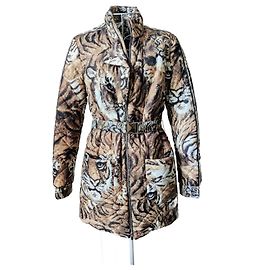 Doudoune tigres Leonard Noir Multicolore Beige