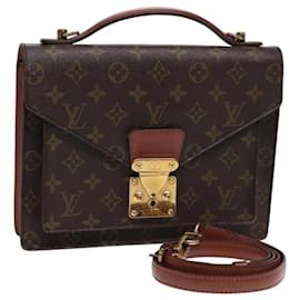 Louis Vuitton-LOUIS VUITTON Monogram Monceau 26 Shoulder Bag M51187 LV Auth 86623-Monogram