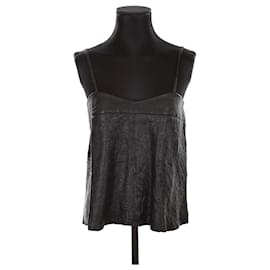 Zadig & Voltaire Top en cuir Noir