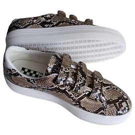 Nove Sneakers No Name 40 Anaconda graffio Stampa python