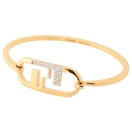 Fendi-Fendi Orlock Bracelet Bangle-Golden