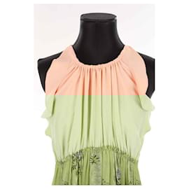 Louis Vuitton-Silk dress-Pink