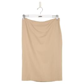 Ralph Lauren-Wool mini skirt-Beige