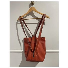 Sacs à dos JIMMY CHOO T. Cuir Orange