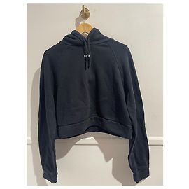 Off White OFF-WHITE Strickwaren T.International S Baumwolle Schwarz