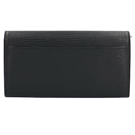 Louis Vuitton-Louis Vuitton Portefeuille Sarah Epi Long Wallet-Black