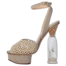 Charlotte Olympia Message in a bottle shoes Beige