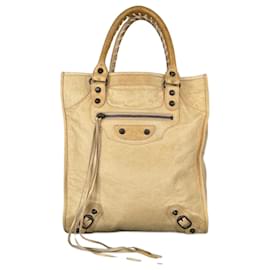 Balenciaga-City Shopper Bag-Cream