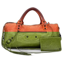 Balenciaga-City Twiggy-Orange