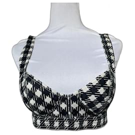 Alaïa Top Nero Bianco