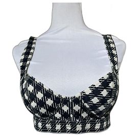 Alaïa Tops Schwarz Weiß