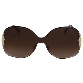 Óculos de sol oversized Chloé CE162S-742 em metal marrom Marrom