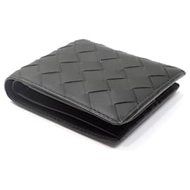 Bottega Veneta-Bottega Veneta Dark Green Bi-fold Wallet-Dark green