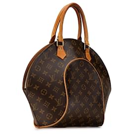 Louis Vuitton-Louis Vuitton Brown Monogram Ellipse MM-Brown