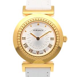 Reloj Vanity Versace GP P5Q Quartz para mujeres Dorado