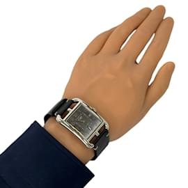 Hermès-Hermes Cape Cod Quartz Wristwatch-Silvery