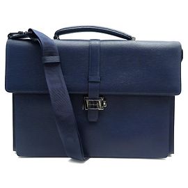 NEW MONTBLANC 4810 WESTSIDE SINGLE 118629 BRIEFCASE BAG Navy blue