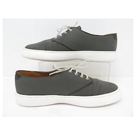 JM Weston-JM WESTON TENNIS SHOES 1938 N6GCN1240B SNEAKERS 8 42 GRAY CANVAS-Grey