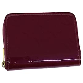 Louis Vuitton-Louis Vuitton Monogram Vernis Zippy Coin Purse Wallet Purple-Purple