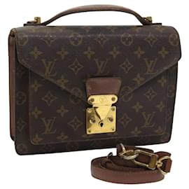 Louis Vuitton-Louis Vuitton Monogram Monceau 26 Shoulder Bag-Brown