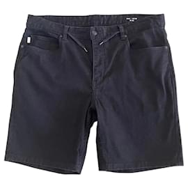 Autre Marque-Black Bermuda Jeans Element cotton elastane W36 New-Black
