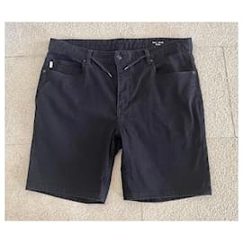 Autre Marque-Black Bermuda Jeans Element cotton elastane W36 New-Black