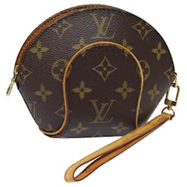 Louis Vuitton-Louis Vuitton Monogram Mini Ellipse Pouch-Brown