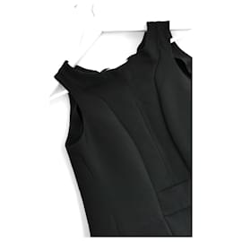 Balenciaga-Balenciaga x Nicolas Ghesquiere’s Spring 2007 Black Gazar A-Line Dress-Black
