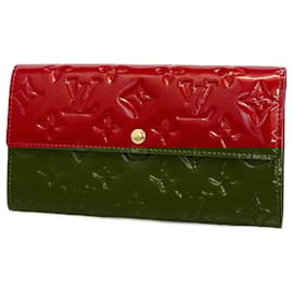 Louis Vuitton-Louis Vuitton Long Wallet in Pomme d'Amour-Red