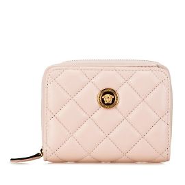 Versace Medusa gesteppte Geldbörse Pink