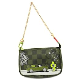 Louis Vuitton-Louis Vuitton Damier Vivienne Pochette Accessoires-Damier ebene