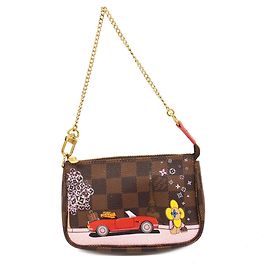 Pochette Accesorios Damier Vivienne de Louis Vuitton Damier ebene