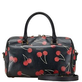 Sac à main Duffle Cherry Baby de Saint Laurent Noir