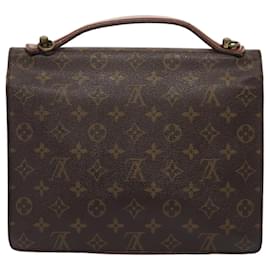 Louis Vuitton-LOUIS VUITTON Monogram Monceau 28 Hand Bag 2way M51185 LV Auth 86777-Monogram