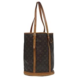 Louis Vuitton-LOUIS VUITTON Monogram Bucket GM Shoulder Bag M42236 LV Auth ki4796-Monogram