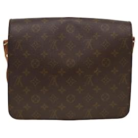 Louis Vuitton-LOUIS VUITTON Monogram Cartouchiere GM Shoulder Bag Vintage M51252 LV Auth 87236-Monogram