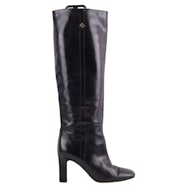 Sandro Leather boots Black