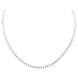 inconnue Collar de diamantes en oro blanco. Otro