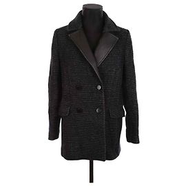 The Kooples Wollmantel Schwarz