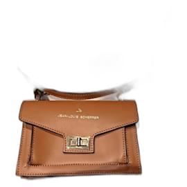Jean Louis Scherrer Umhängetasche aus Leder in Camel Kamel